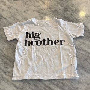 Big Brother White Kids T-Shirt